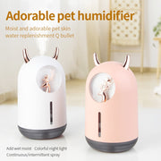 Household Small Moisturizing Aromatherapy Car Creativity Air Bear USB Humidifier LED Mist Maker