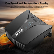 USB Laptop Fan Cooler with Temperature Display - Tush Store