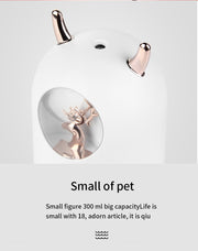 Household Small Moisturizing Aromatherapy Car Creativity Air Bear USB Humidifier LED Mist Maker