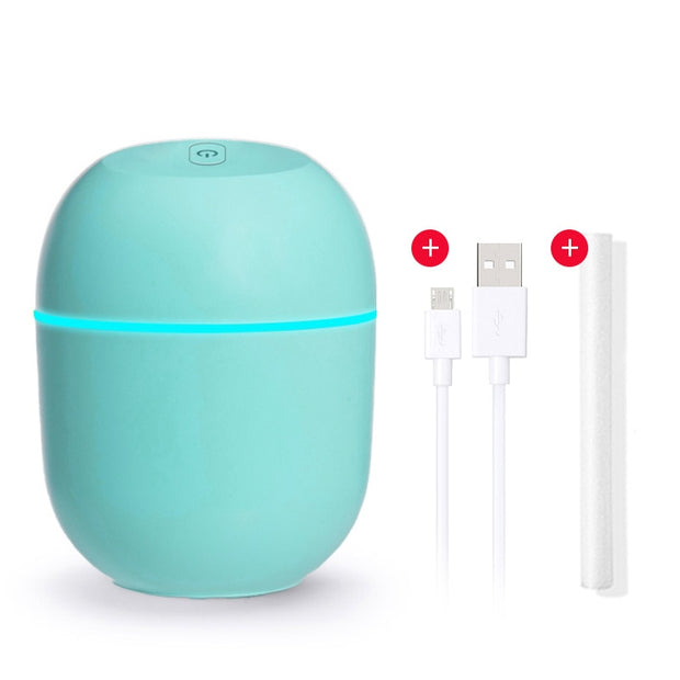 Household Small Moisturizing Aromatherapy Car Creativity Air Bear USB Humidifier LED Mist Maker