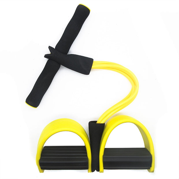 4 Resistanc Elastic Pull Ropes Exerciser Rower - Tush Store