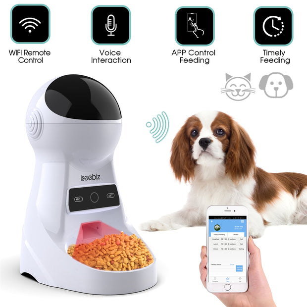 Pet Automatic Smart Food Dispenser - Tush Store