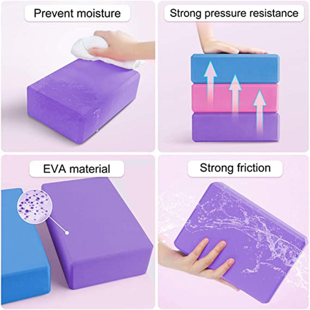 EVA Gym Yoga Blocks Foam Brick - Tush Store