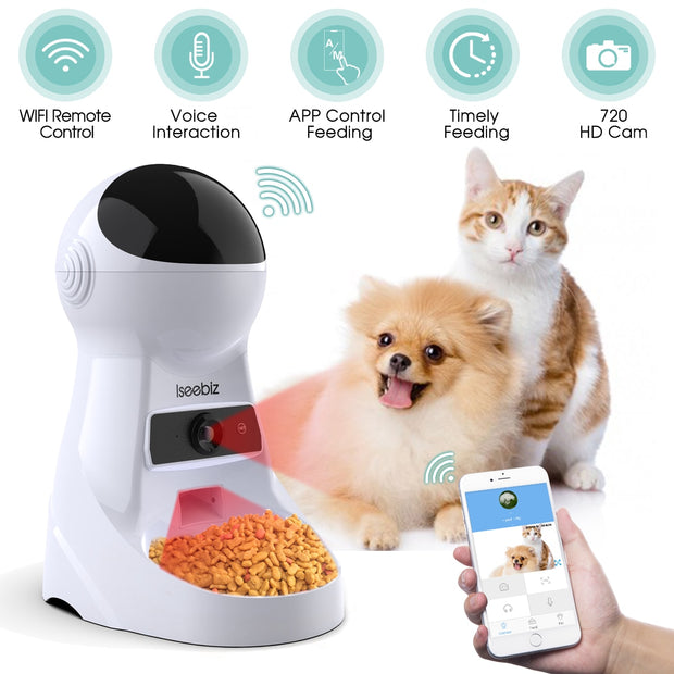 Pet Automatic Smart Food Dispenser - Tush Store