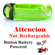 USB Rechargeable Pet Dog LED Glowing Collars - Tush Store