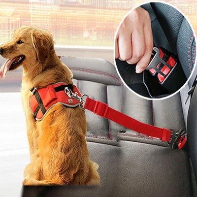 Adjustable Pet Car Seat Belt Collar - Tush Store