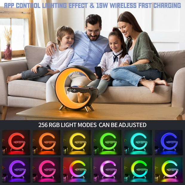 LED Digital Alarm Wireless Charger Lamp - Tush Store